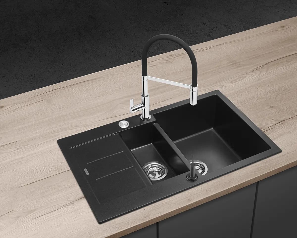 Concept Dávkovač saponátu 500ml granit black DS500bc - náhled 3