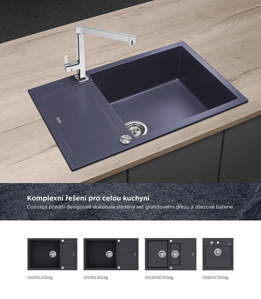 Concept Dřezová baterie BDC5327 chrom - náhled 2