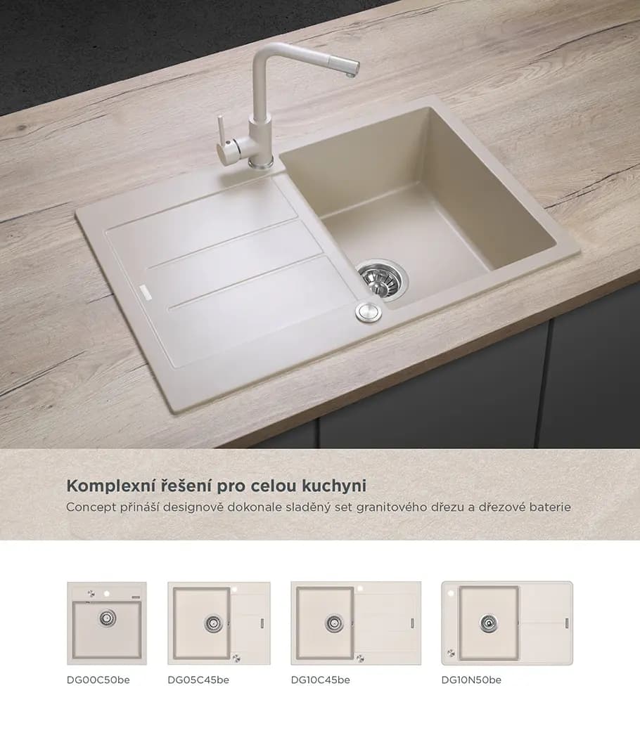 Concept Dřezová baterie BDG4327be BÉŽOVÁ - náhled 2