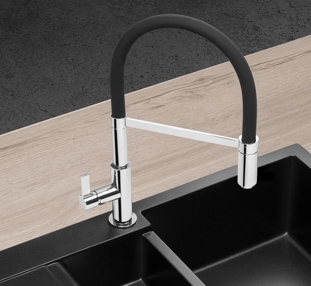 Concept Dřezová baterie s hadicí BDC7547 chrom - náhled 5