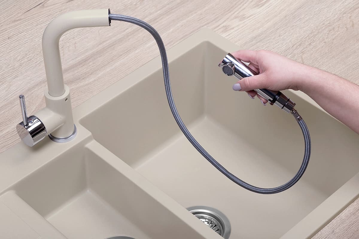Concept Dřezová baterie se sprchou BDG4527be BÉŽOVÁ - náhled 2