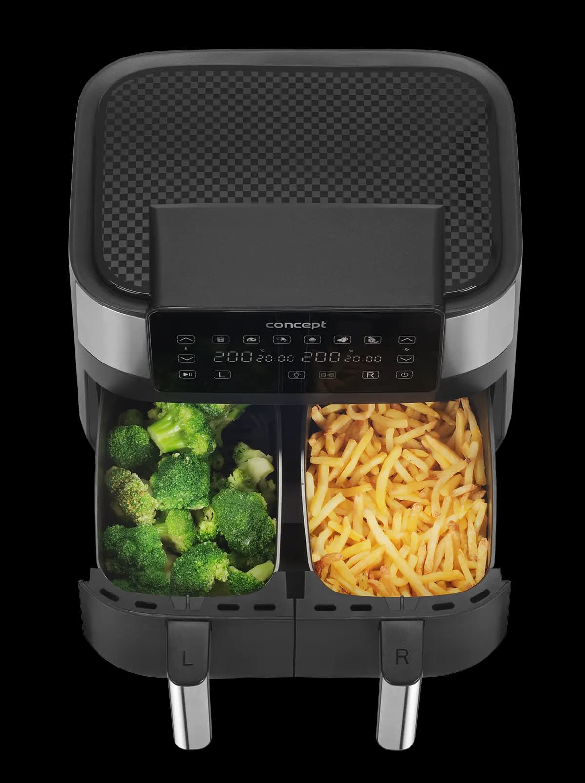 Concept Horkovzdušná fritéza DOUBLE 8 l FR8000 - náhled 2