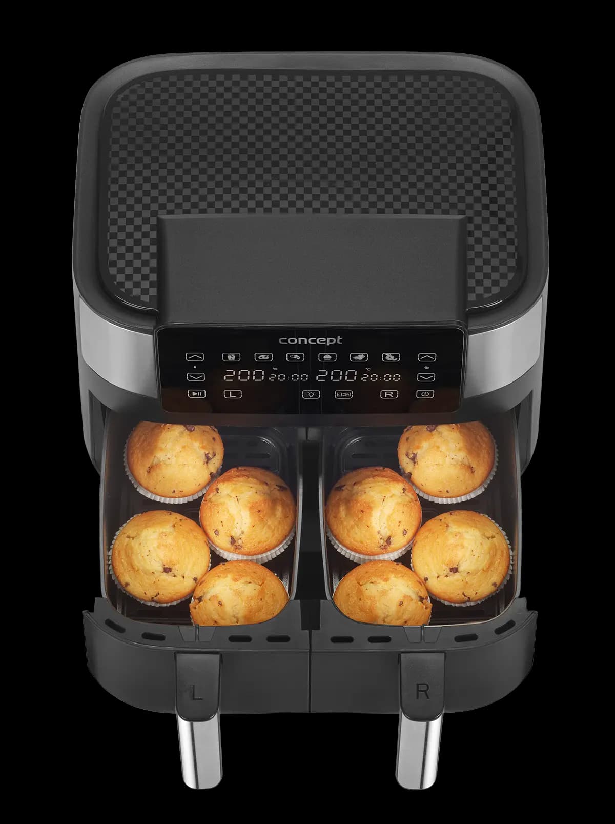 Concept Horkovzdušná fritéza DOUBLE 8 l FR8000 - náhled 4