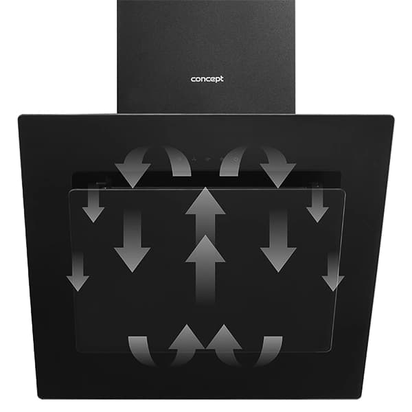 Concept Komínová digestoř OPK5360bc BLACK - náhled 5