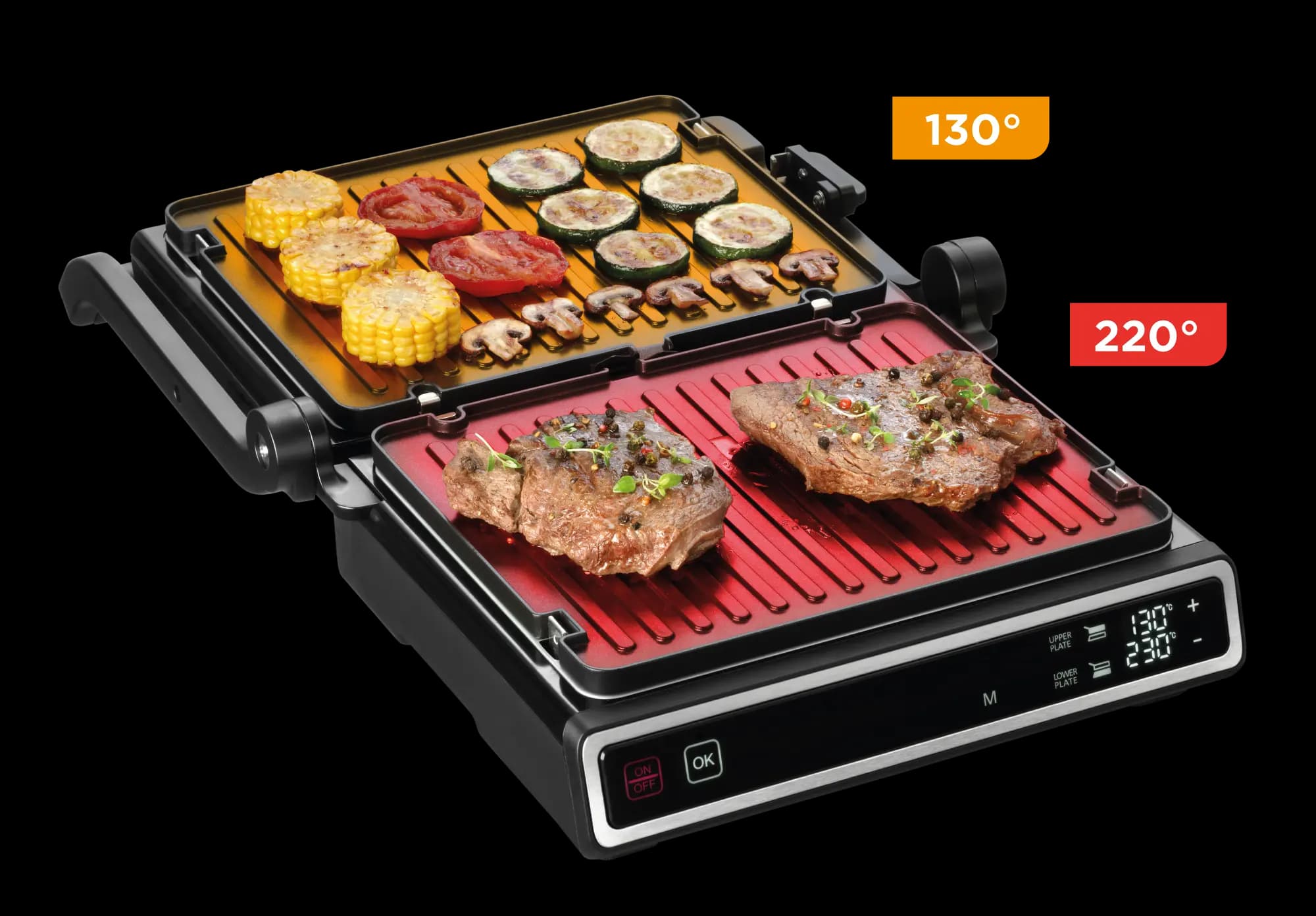 Concept Kontaktní gril s teplotní sondou GE3550 - náhled 2
