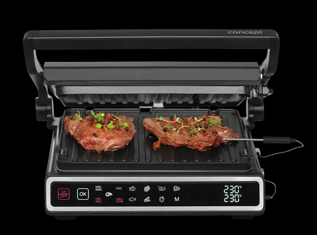 Concept Kontaktní gril s teplotní sondou GE3550 - náhled 3