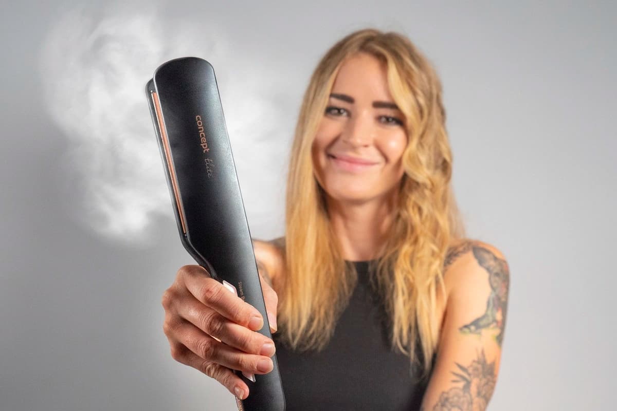 Concept Parní žehlička na vlasy ELITE Steam Boost VZ6010 - náhled 4