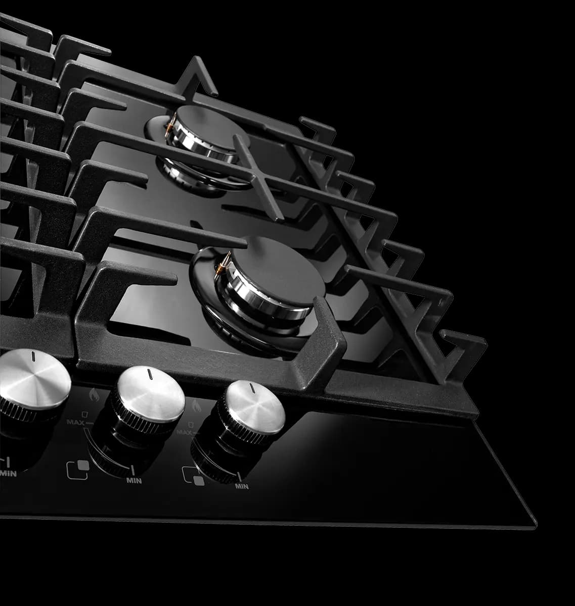 Concept Plynová deska vestavná 60 cm PDV7260bc BLACK - náhled 5