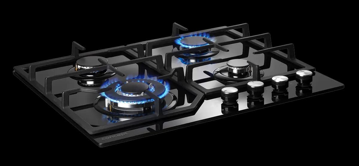 Concept Plynová varná deska PDV7460bc BLACK - náhled 5