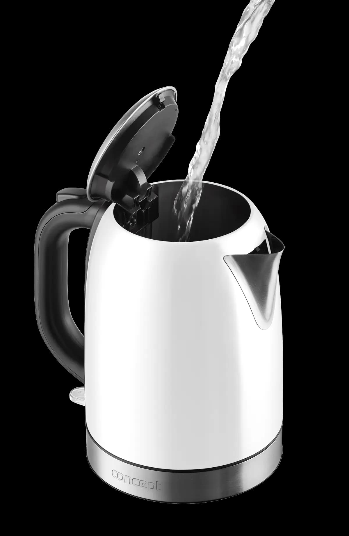 Concept Rychlovarná konvice nerezová 1,7 l, bílá RK3241 - náhled 4