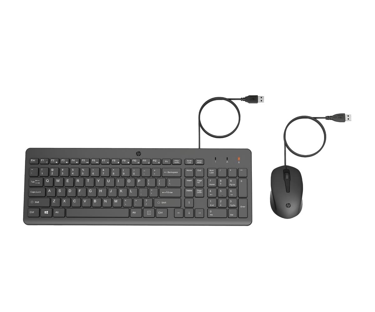 USB klávesnice a myš HP 150 (240J7AA#ABB)