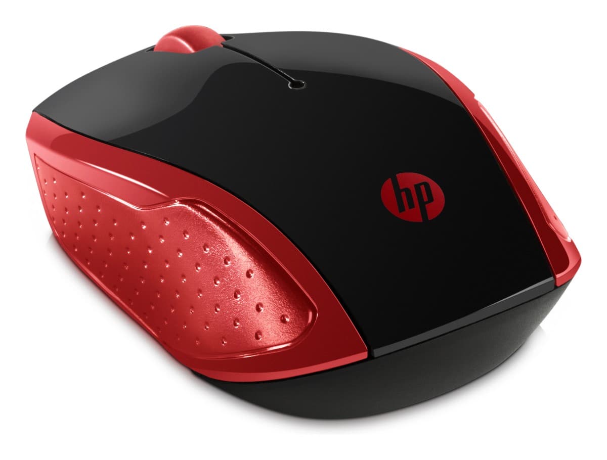 Bezdrátová myš HP 200 - empress red (2HU82AA#ABB)