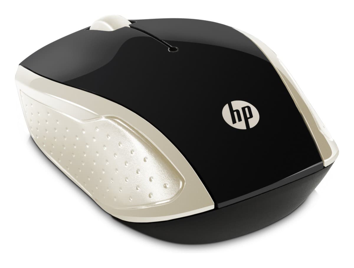 Bezdrátová myš HP 200 - silk gold (2HU83AA#ABB)
