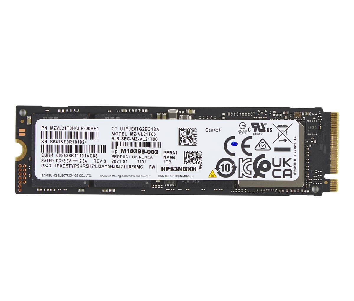 M.2 SSD disk HP - 1 TB PCIe 4x4 NVMe (AL0M9AA#ABB)