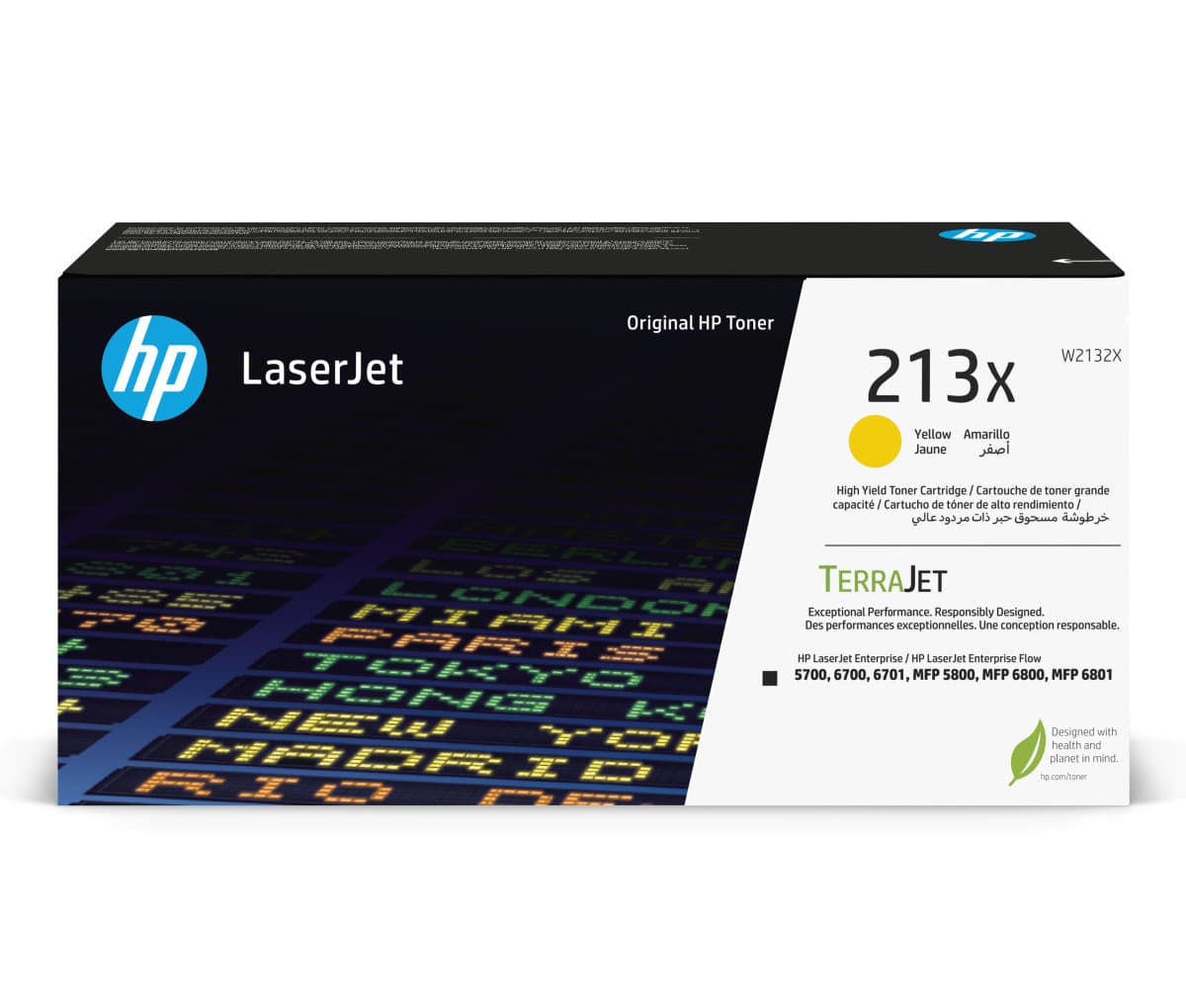Toner HP 213X žlutý (W2132X)