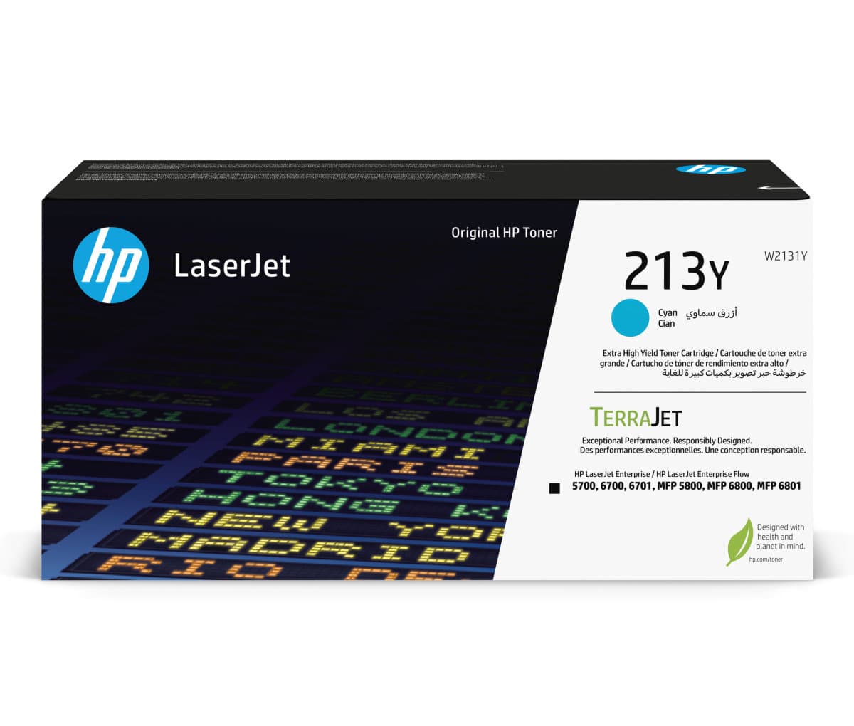 Toner HP 213Y azurový (W2131Y)