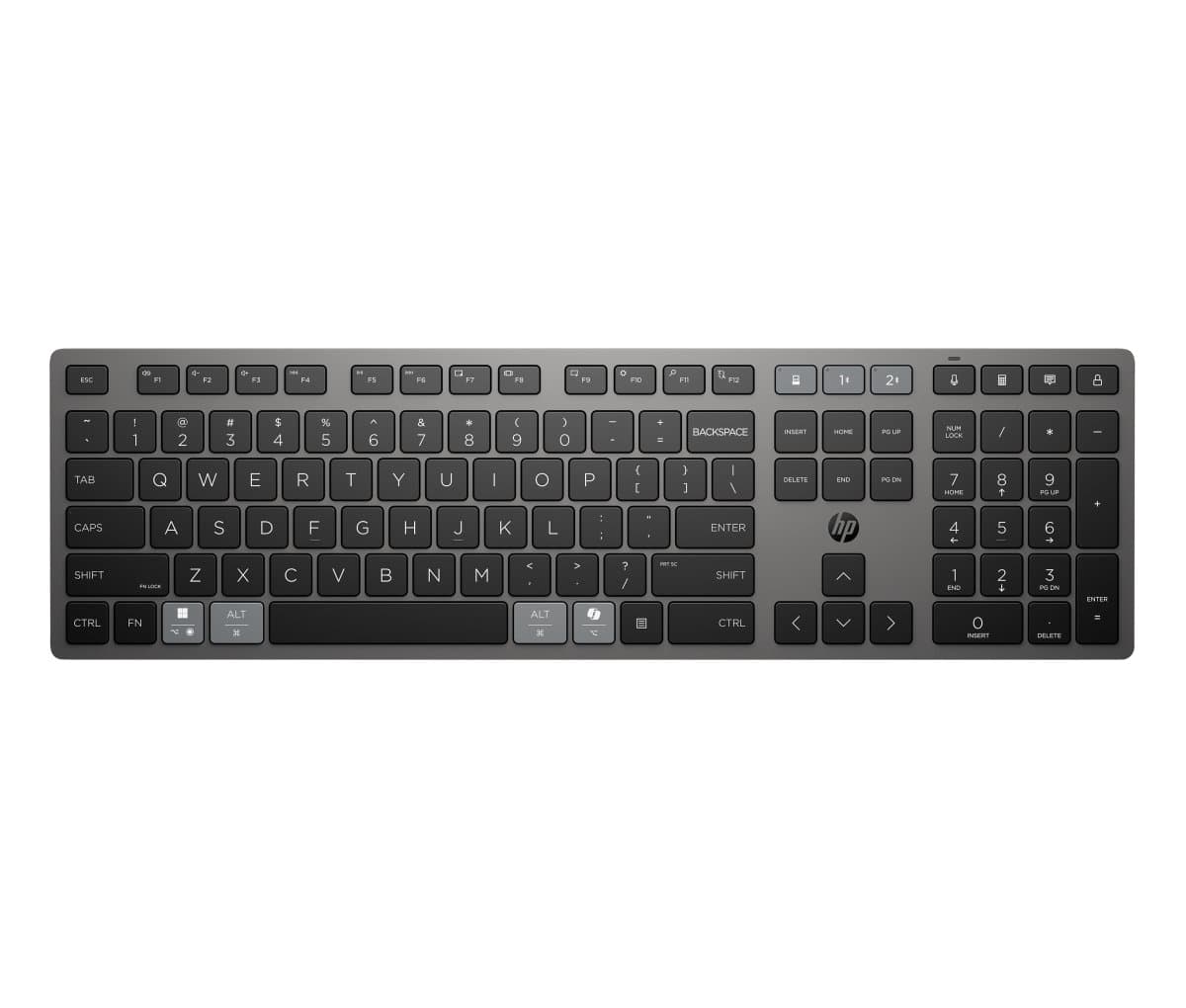 Bezdrátová klávesnice HP 725 Rechargeable wireless keyboard (9T5B2AA#BCM)