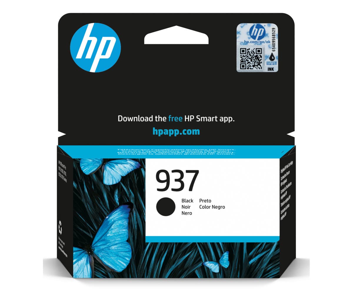 Inkoustová kazeta HP 937 černá (4S6W5NE#CE1)
