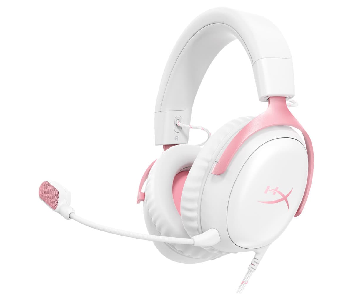 HyperX Cloud III - Gaming Headset (White/Pink) (9W1Q4AA)