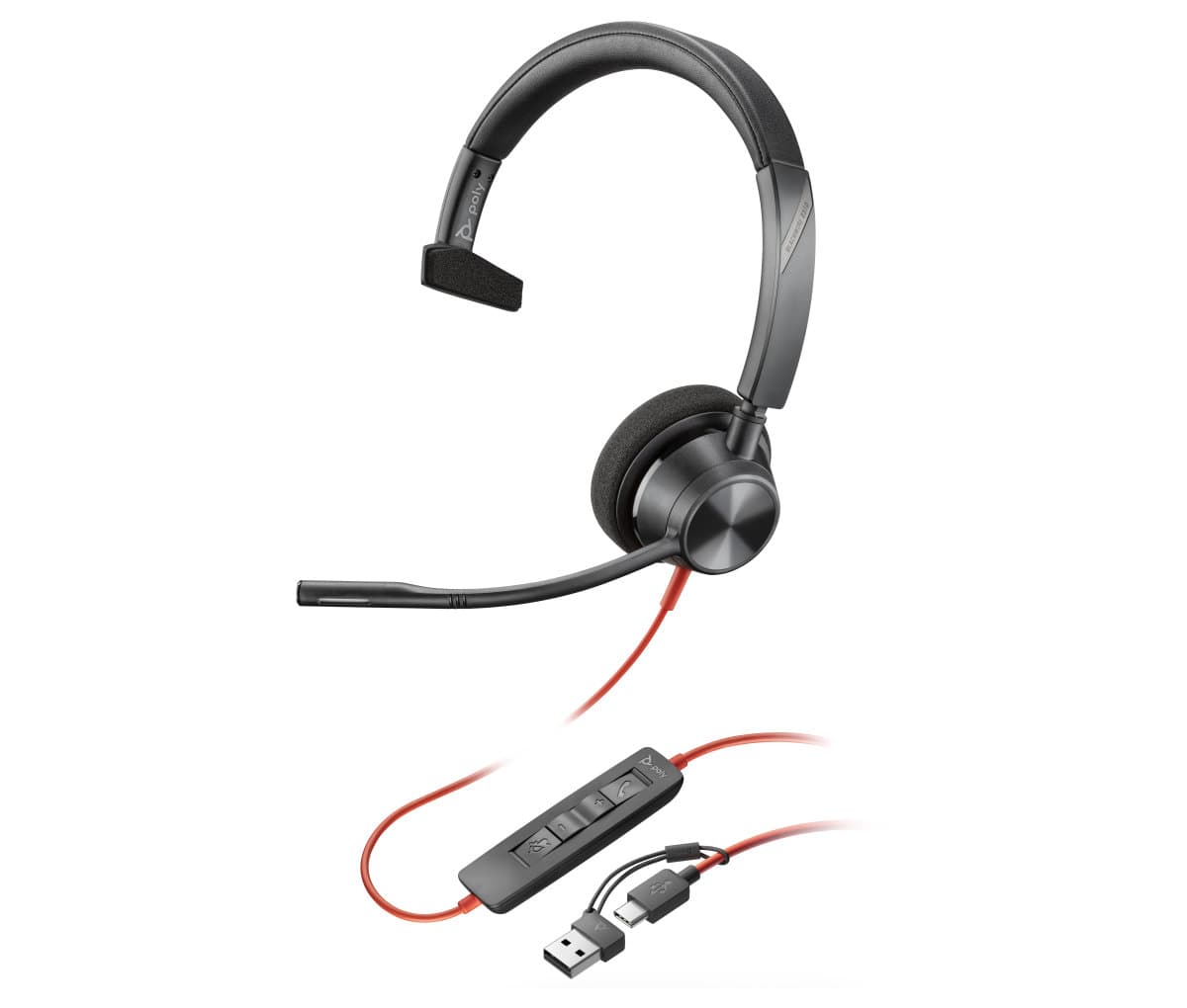 Poly Blackwire 3310 MS USB-C/A (8X216AA)