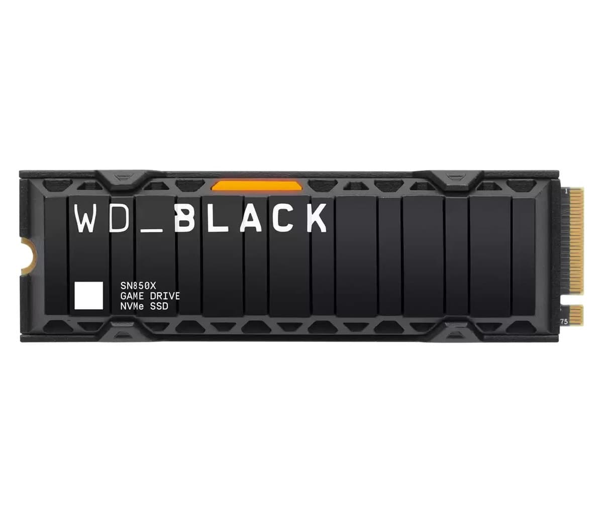 M.2 SSD disk WD BLACK SN850X - 1 TB + chladič (WDS100T2XHE)