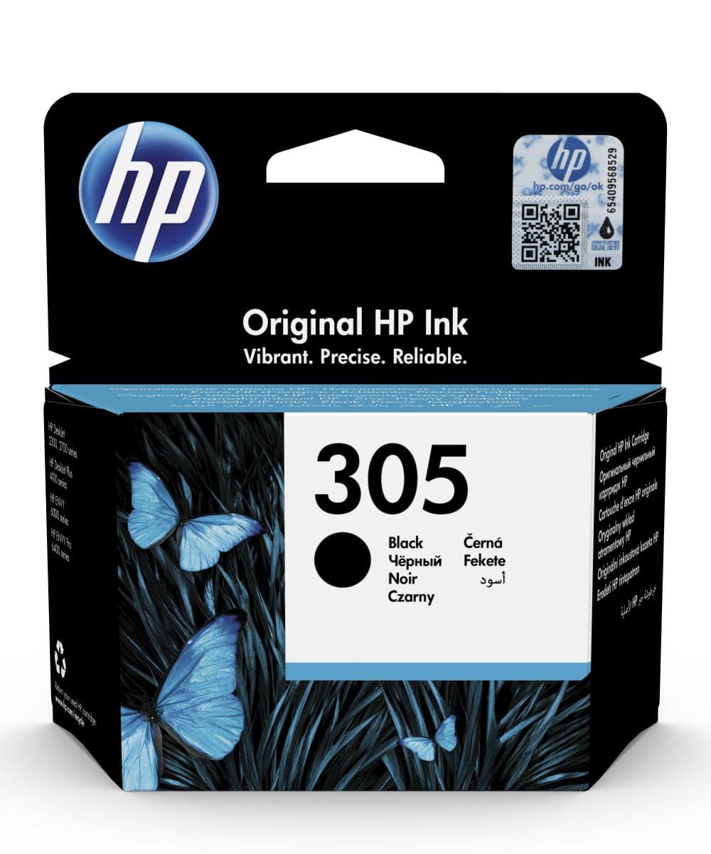 Inkoustová kazeta HP 305 černá (3YM61AE)
