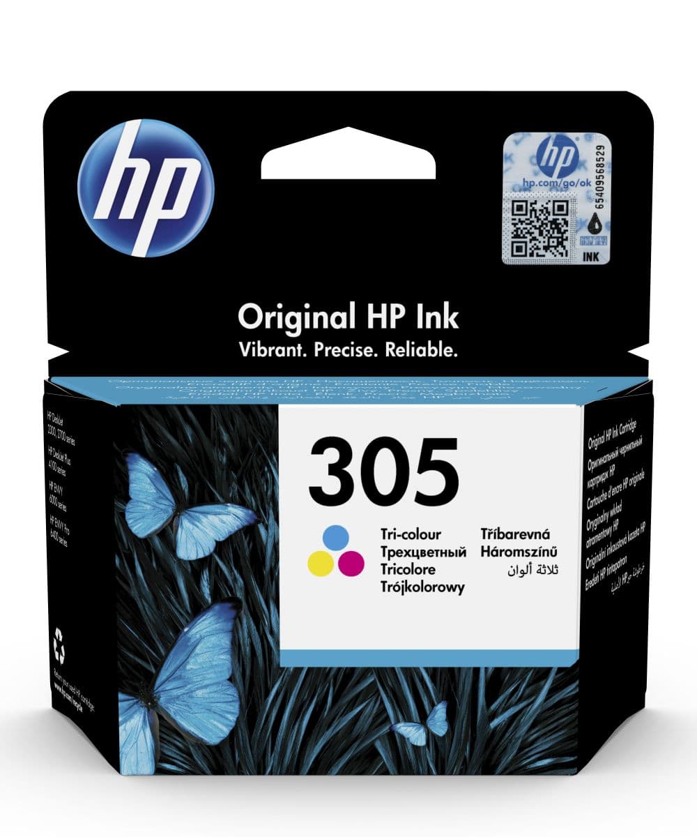 Inkoustová kazeta HP 305 tříbarevná (3YM60AE)