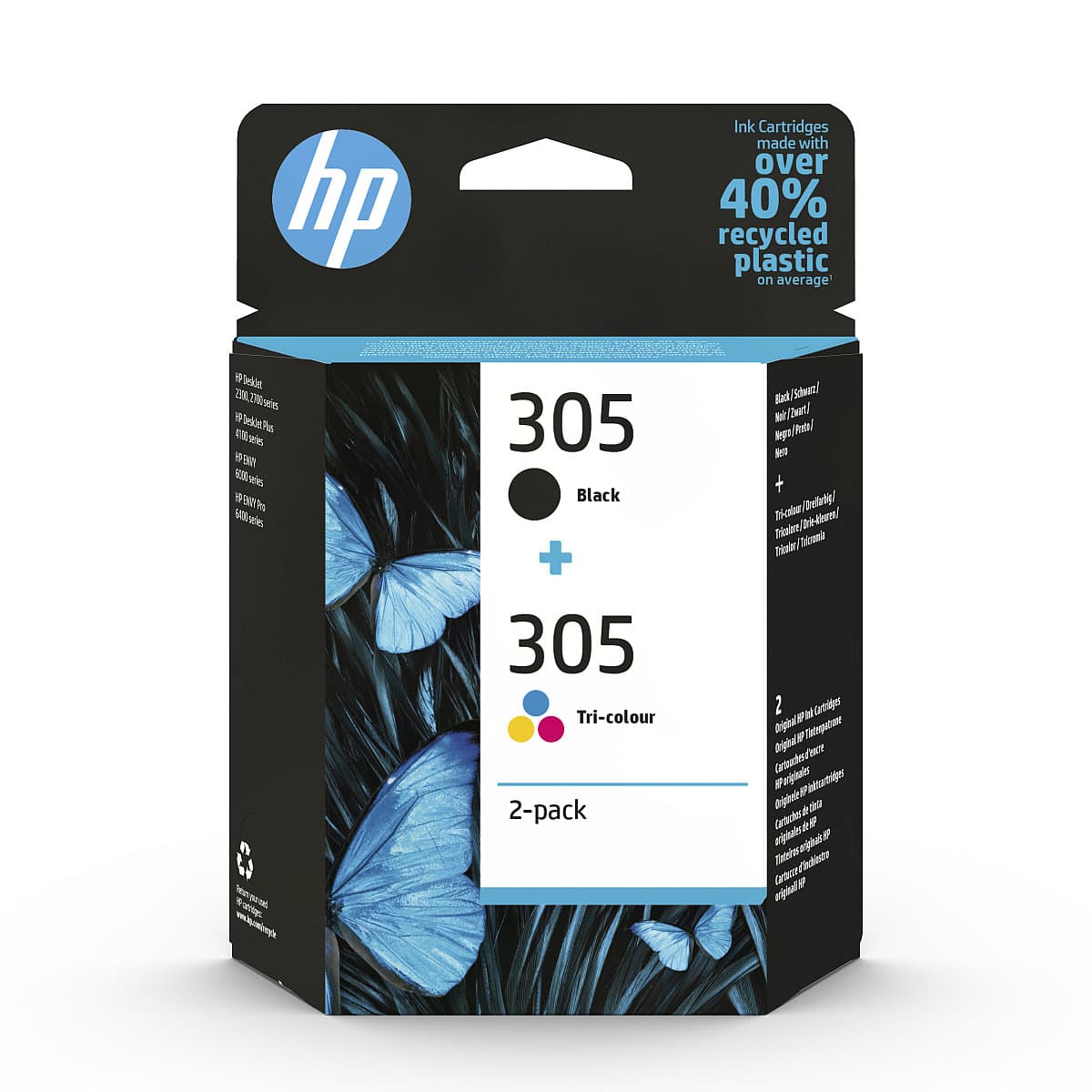 Inkoustová kazeta HP 305 kombinované balení (6ZD17AE)