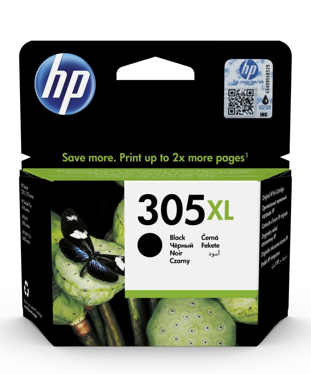 Inkoustová kazeta HP 305XL černá (3YM62AE)