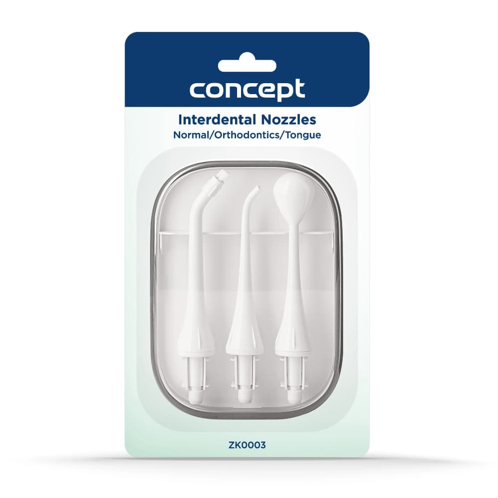 Concept Náhradní hlavice k dentální sprše PERFECT SMILE ZK402x, ZK4030, white, set 3 ks ZK0003 - náhled 2