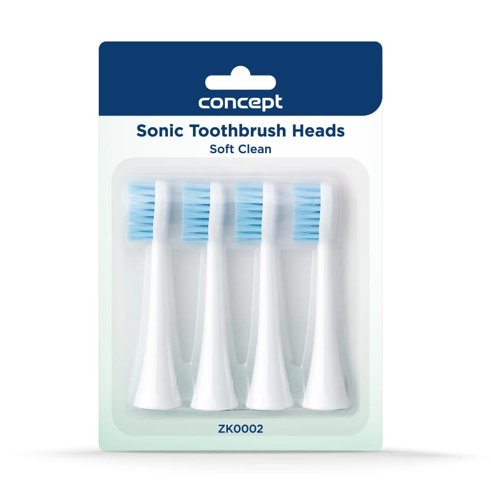 Concept Náhradní hlavice k zubním kartáčkům PERFECT SMILE ZK40xx, Soft Clean, white, 4 ks ZK0002 - náhled 3