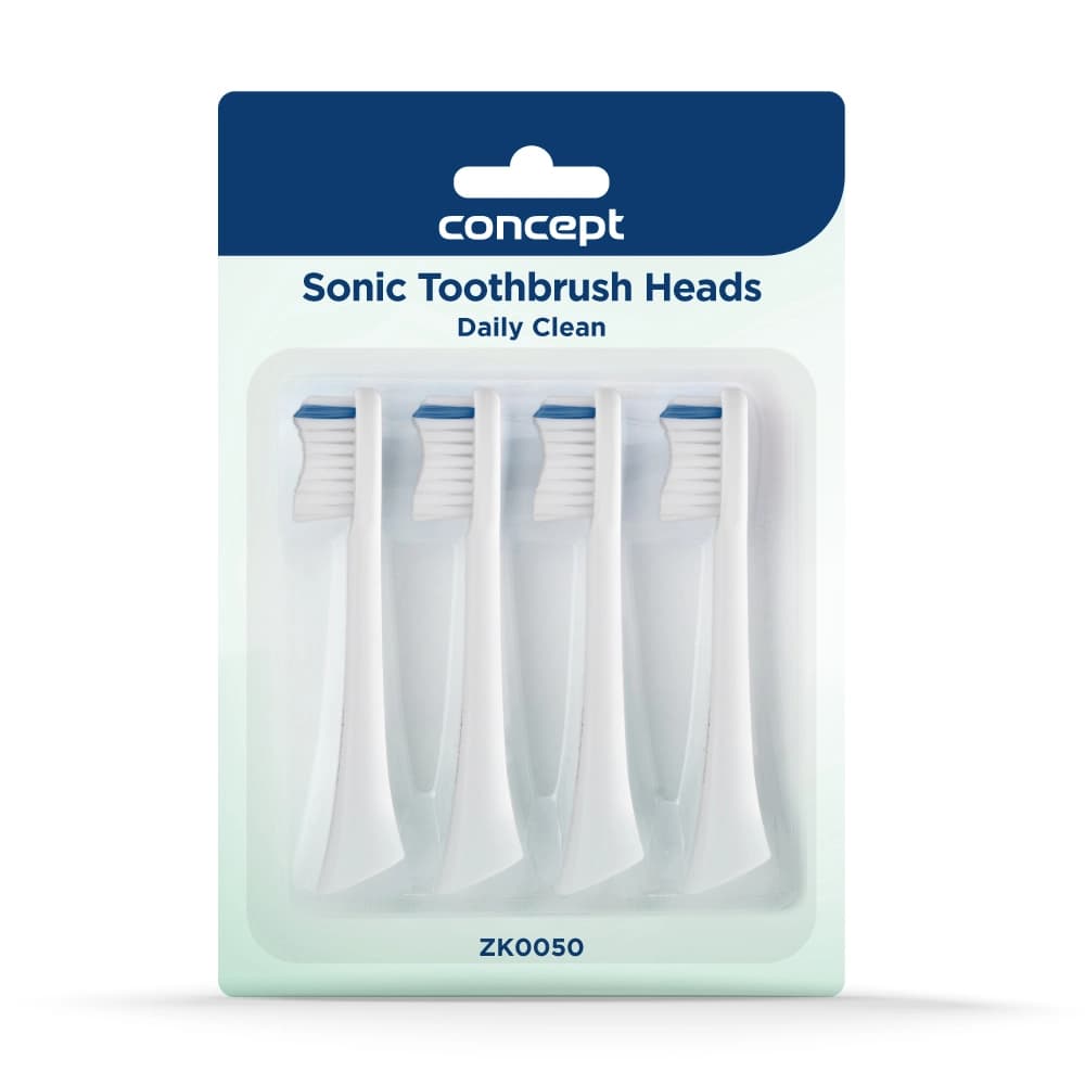 Concept Náhradní hlavice k zubním kartáčkům PERFECT SMILE ZK500x, Daily Clean, 4 ks, bílé ZK0050 - náhled 3