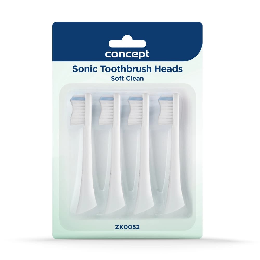 Concept Náhradní hlavice k zubním kartáčkům PERFECT SMILE ZK500x, Soft Clean, 4 ks, bílé ZK0052 - náhled 3