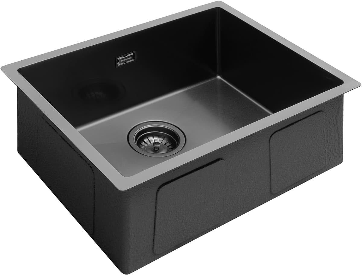 Concept Nerezový dřez bez odkapu NANO coat TITANIA DNN1060ds - náhled 4