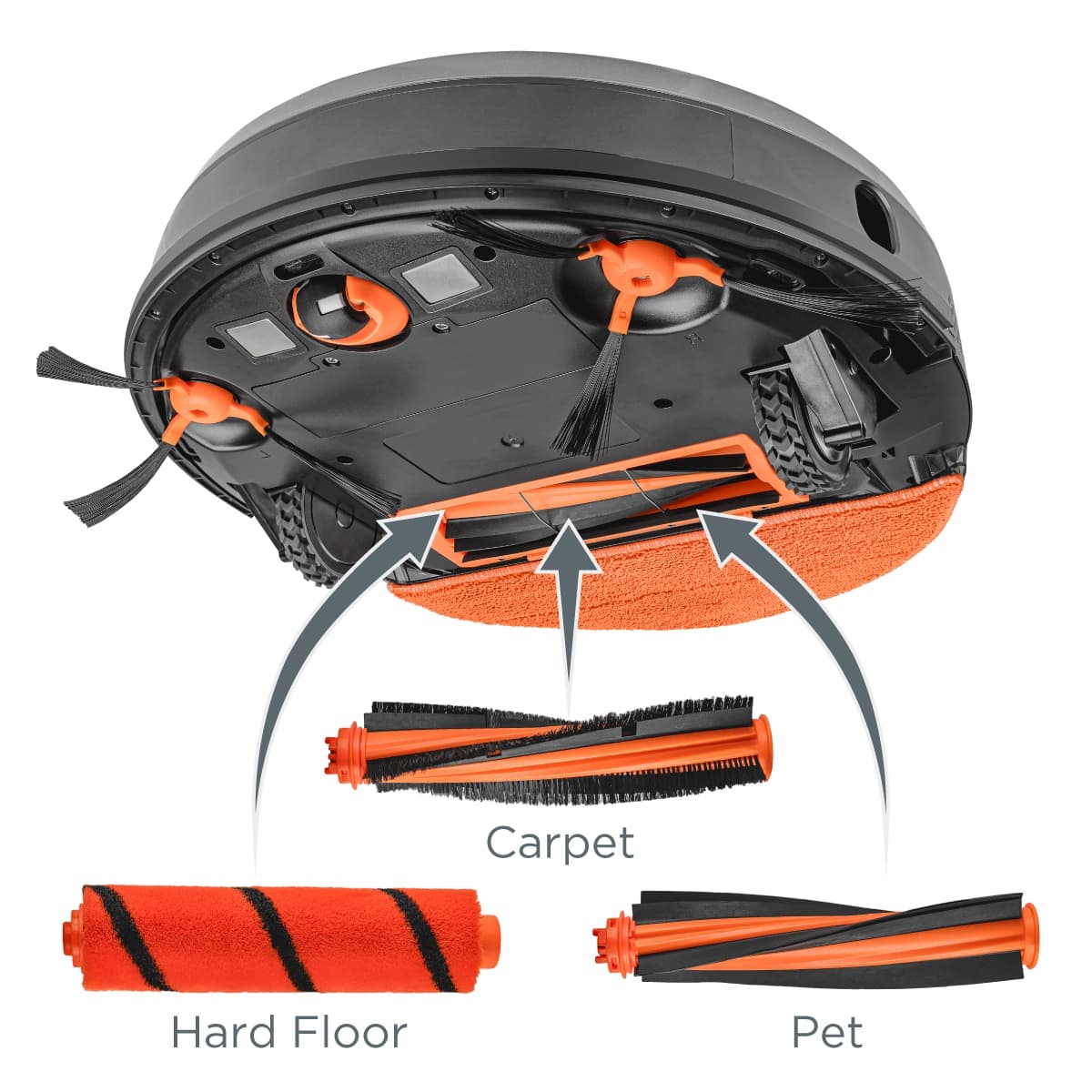 Concept Robotický vysavač s mopem 2 v 1 RoboCross Laser VR3115 - náhled 5