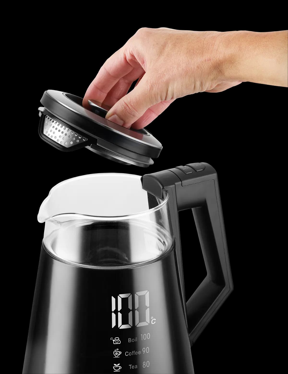 Concept Rychlovarná konvice s regulací teploty 1,7 l THERMOSENSE RK4170 - náhled 3
