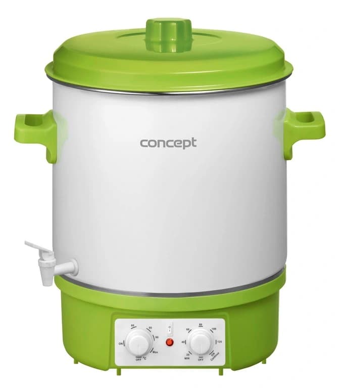 Concept Zavařovací hrnec elektrický, smaltovaný, 27 l, s časovačem ZH0020 - náhled 3