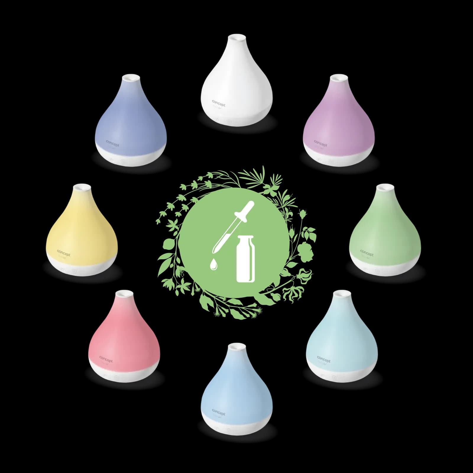 Concept Zvlhčovač vzduchu s aromadifuzérem Perfect Air 2v1 ZV1010 - náhled 3