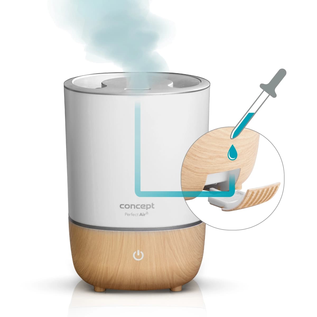 Concept Zvlhčovač vzduchu s aromadifuzérem Perfect Air 2v1 ZV1200 - náhled 3