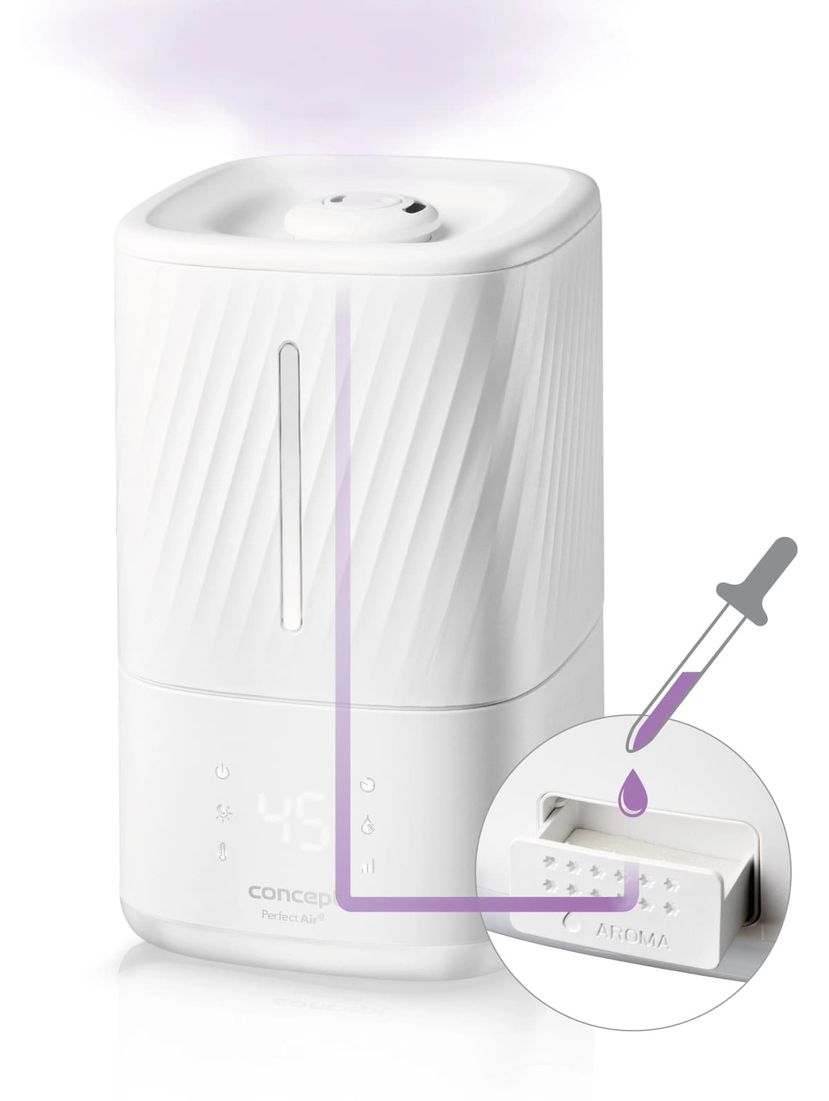 Concept Zvlhčovač vzduchu s aromadifuzérem Perfect Air 2v1 ZV2010 - náhled 3
