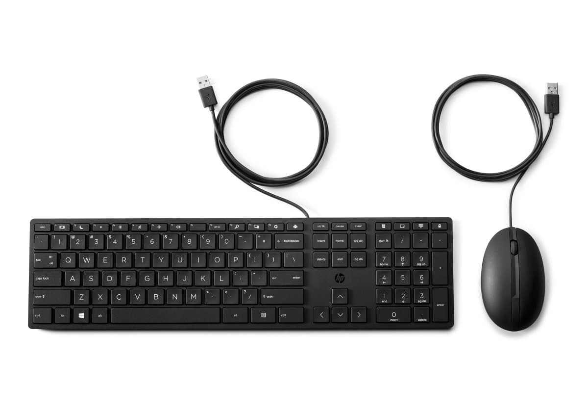USB klávesnice a myš HP Wired Desktop 320MK (9SR36UT#BCM)
