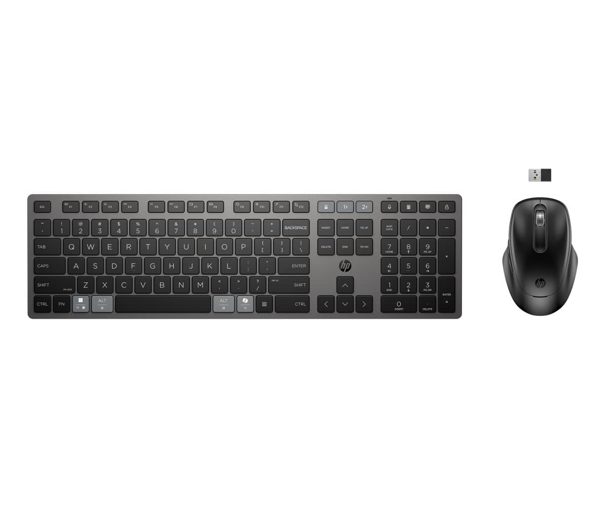 Bezdrátová klávesnice a myš HP 725 Multi-Device Rechargeable (9T5B0UT#BCM)