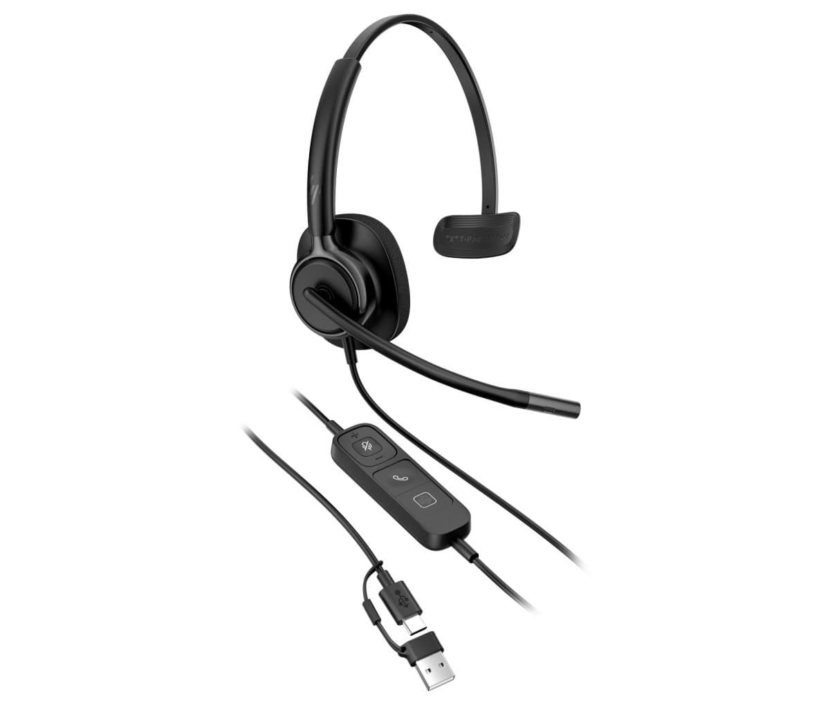 HP Poly Mission 415 Monaural USB Wired Headset Classic (C01A9AA#AC3)
