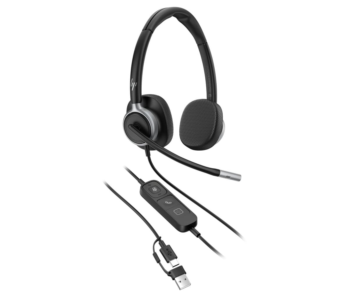 HP Poly Mission 625 Stereo USB Wired Headset (C01C6AA#AC3)